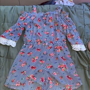 a very cute formal romper